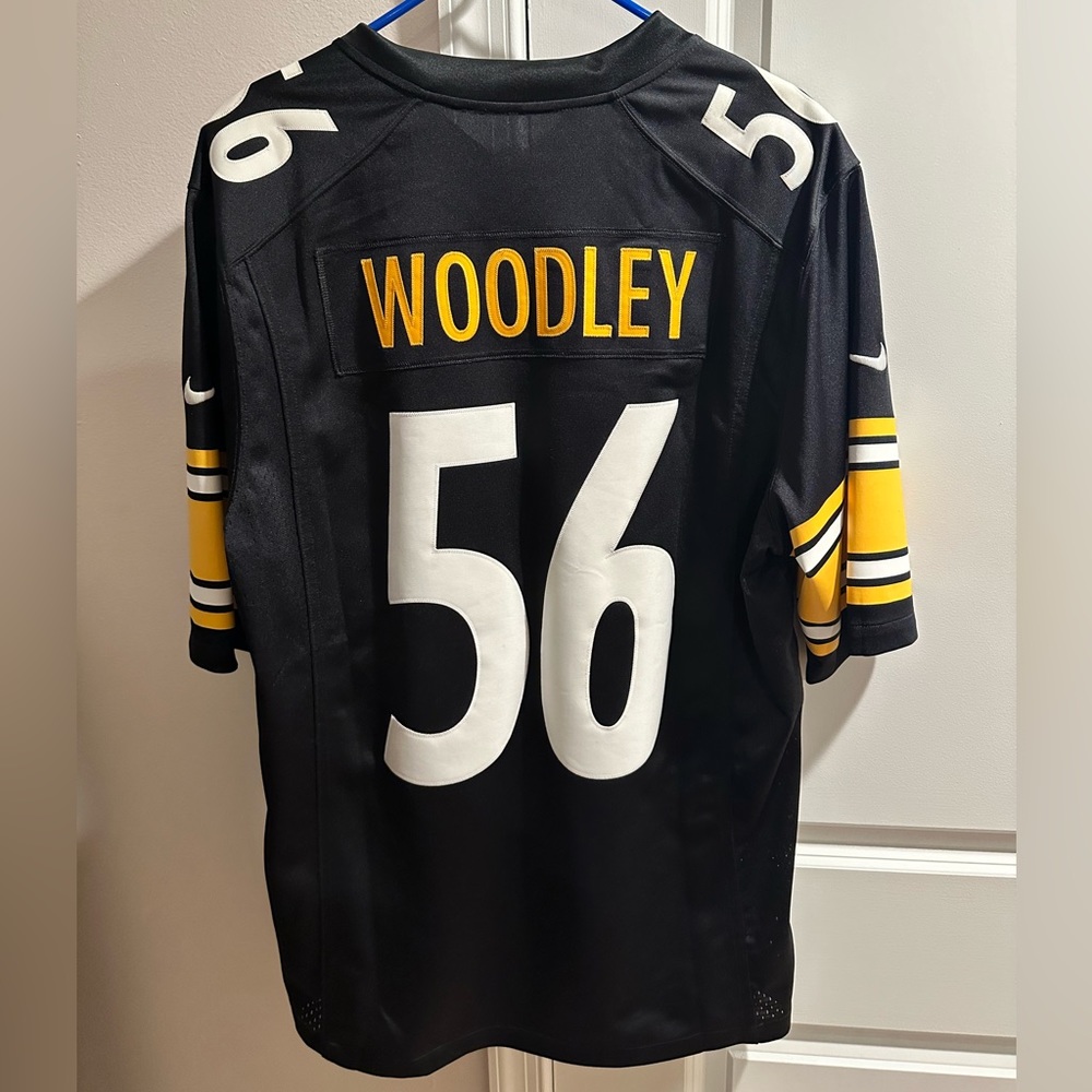 #56 LaMarr Woodley Steelers Jersey